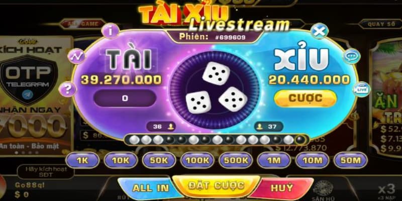 Tài Xỉu Livestream B52 Club
